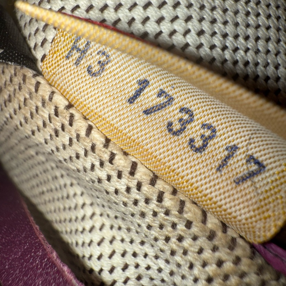 Dooney & Bourke Burgundy and Purple Vintage Signature Shoulder Bag - Picture 5 of 9
